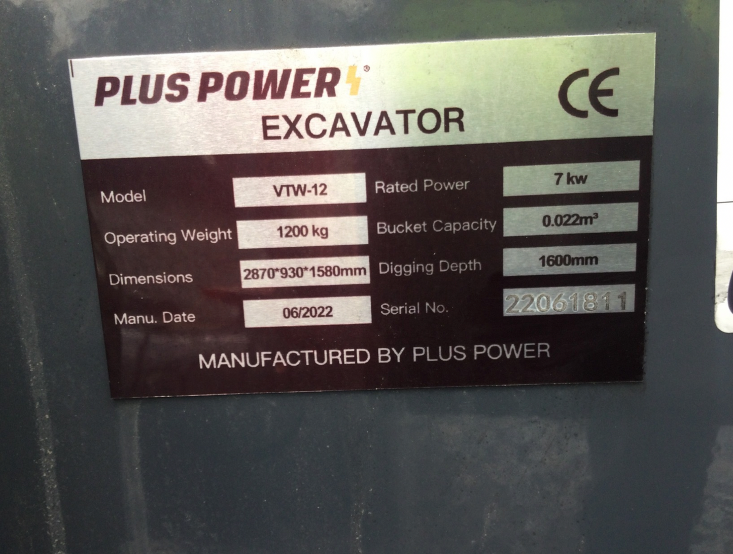 PLUS POWER VTW-12
